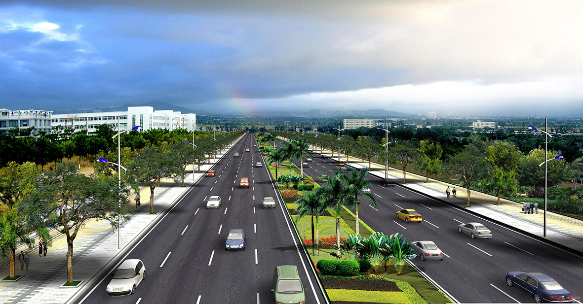 石家莊市鹿泉區(qū)北斗路景觀(guān)提升工程